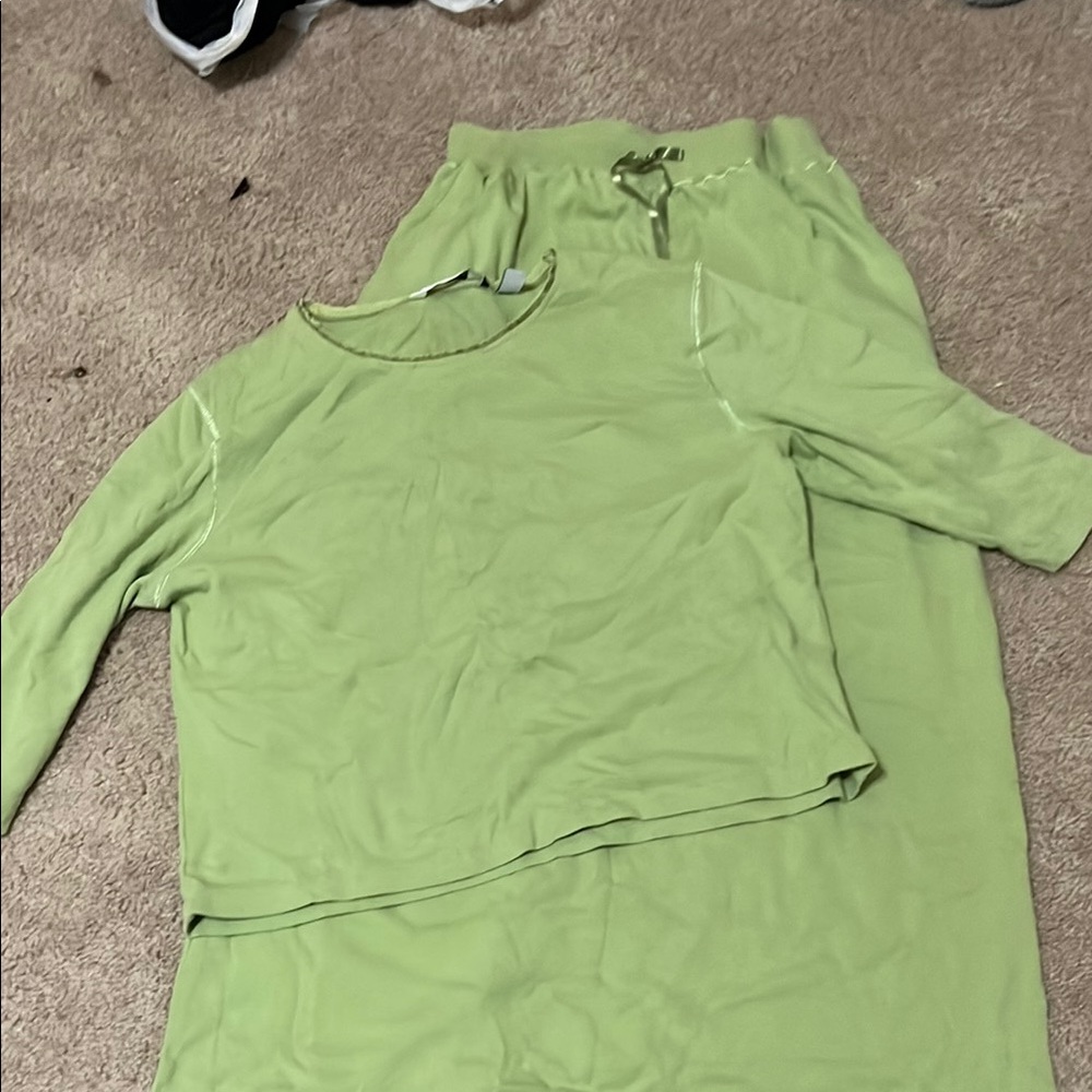 Elegant Lime Long Sleeve Top
